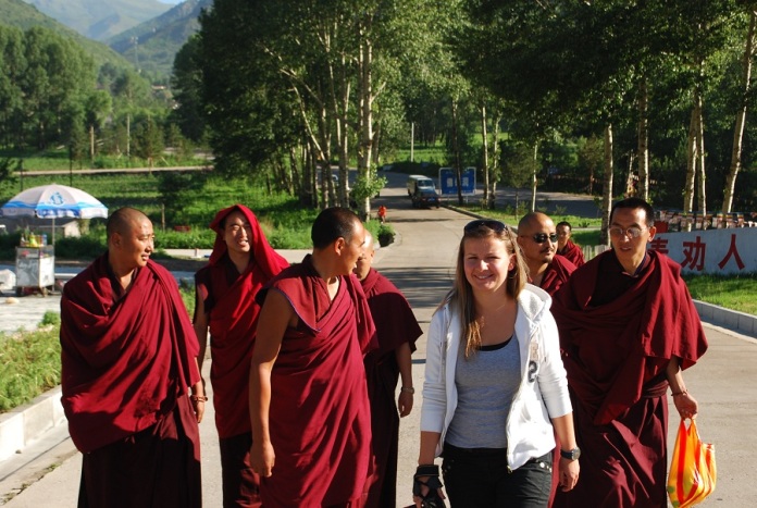 podróż z mnichami
